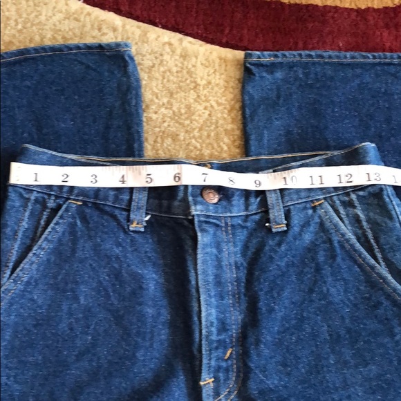 Vintage Orange Tab Levi’s Flare Jeans - Picture 7 of 16